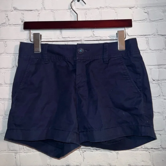 (Lizzy Pulitzer Dark Blue Callahan High Waist shorts size 2 - Picture 2 of 13